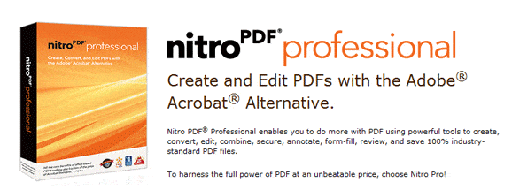 Nitro pdf professional 7.5.0.15 portable