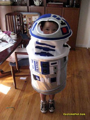 Laundry Hamper R2D2 costume