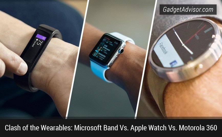 Clash of the Wearables: Microsoft Band Vs. Apple Watch Vs ...