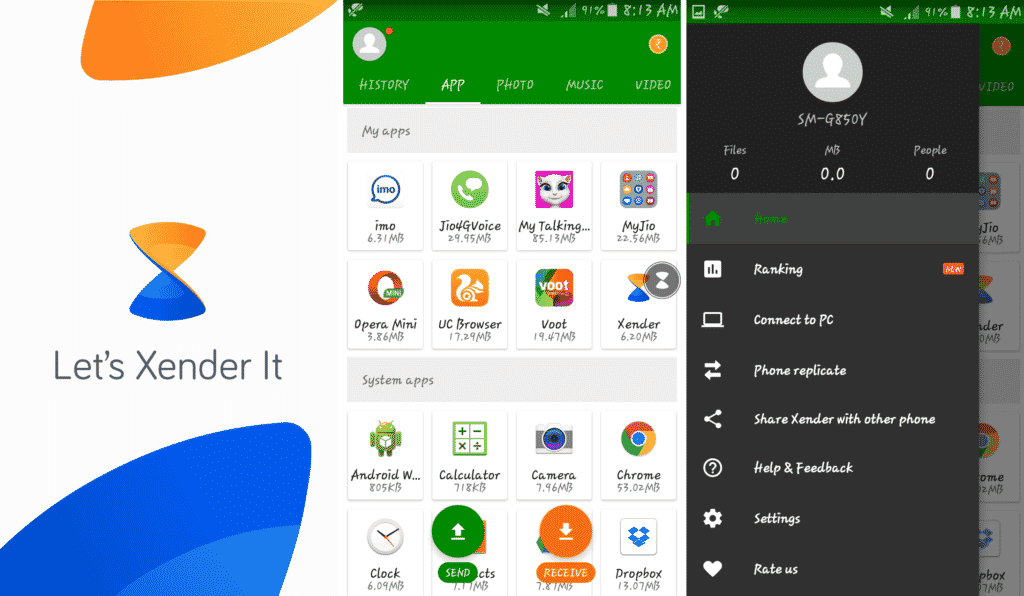 Xender: Send Or Share Files On Cross-Platform Mobile Devices At Fast