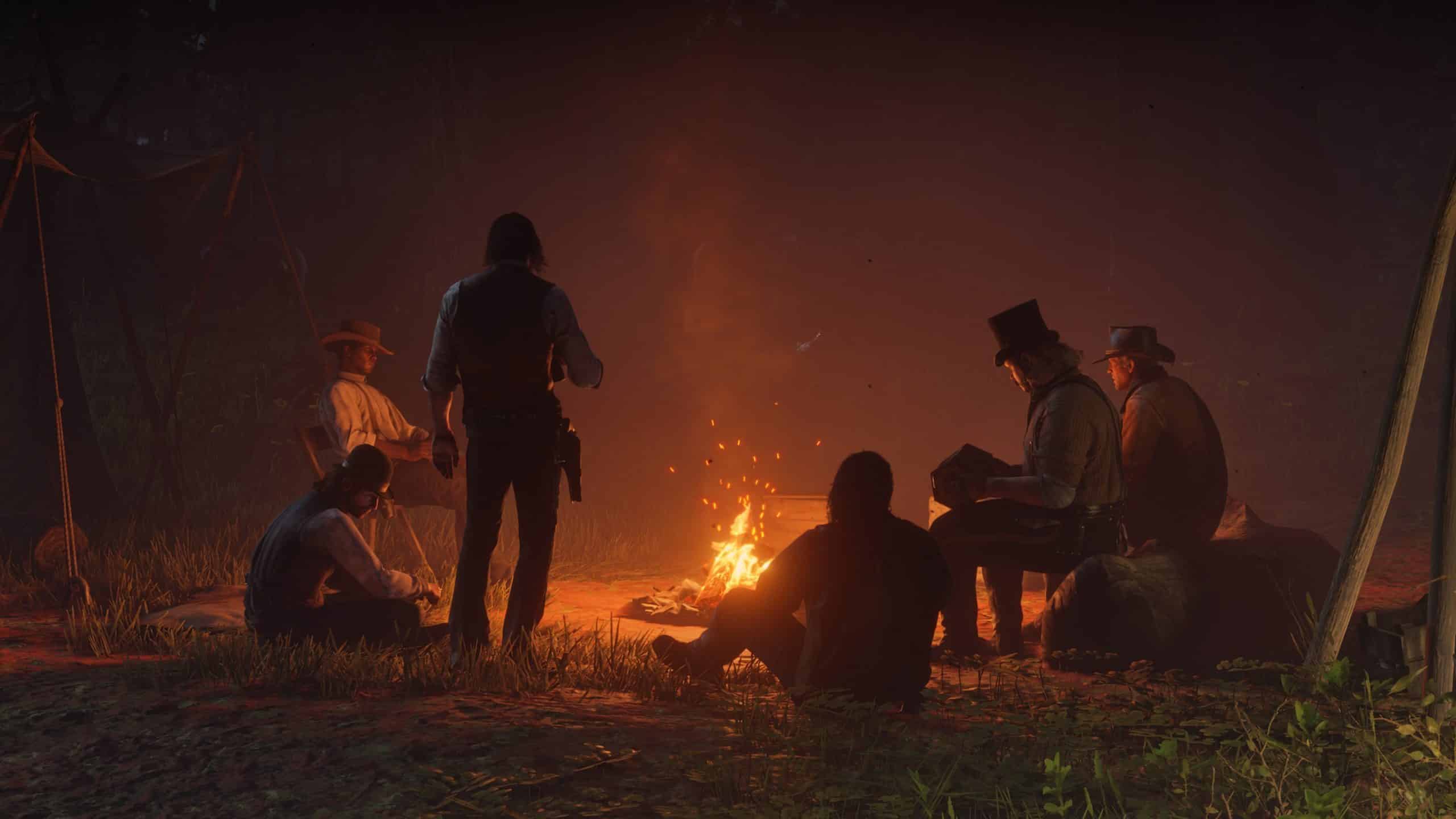 Red Dead Redemption 2 fire