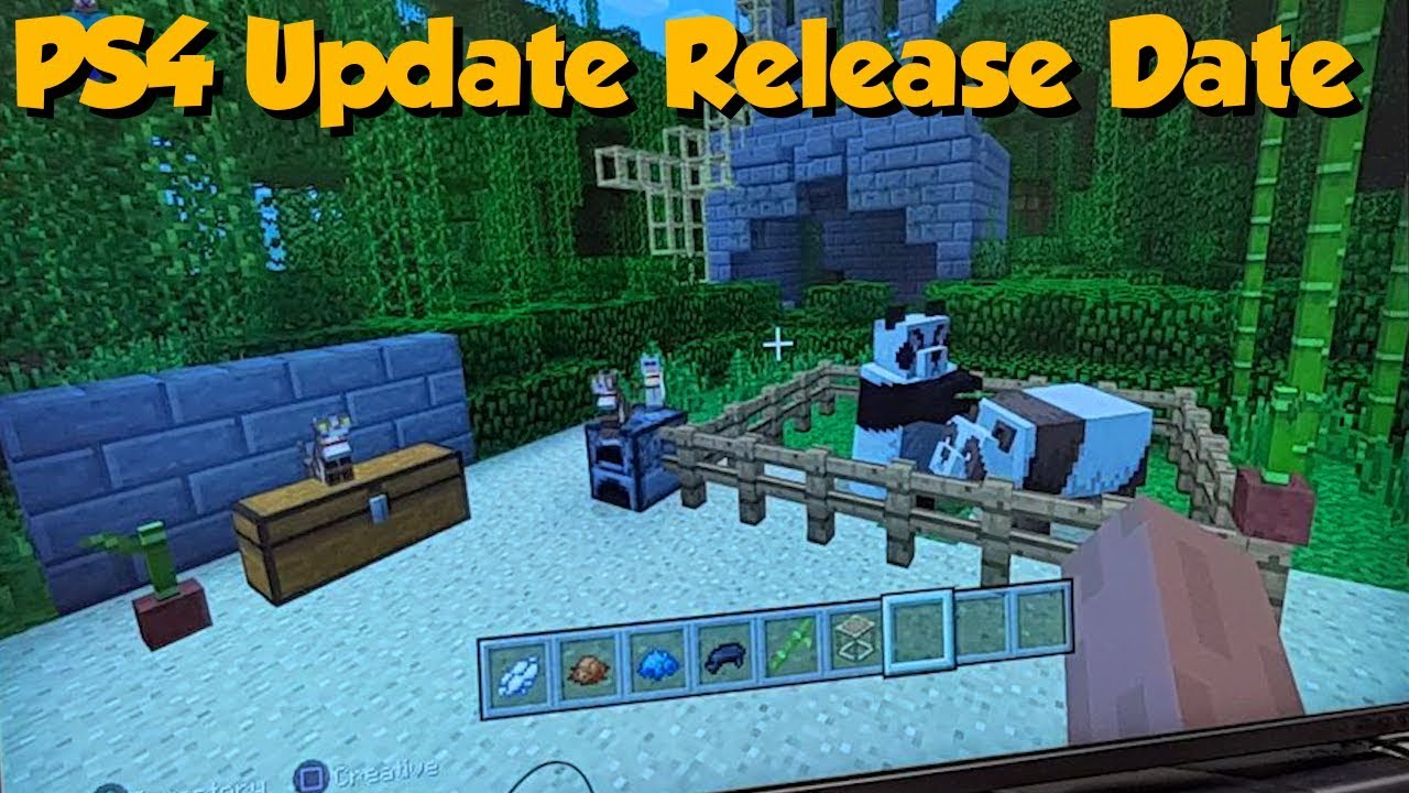 minecraft ps4 new game