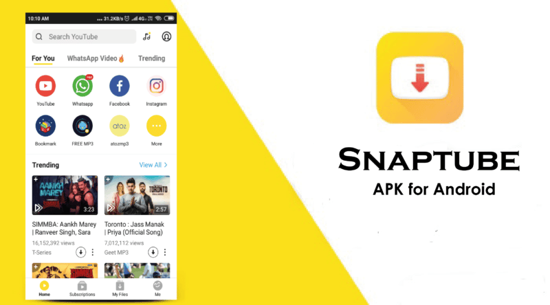 Official Snaptube v4.56 APK Available for Download Now - Gadget Advisor