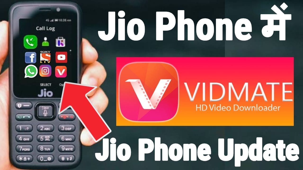 jio phone vidmate open