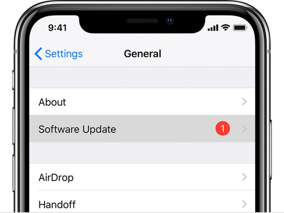 Software Update for iPhone user