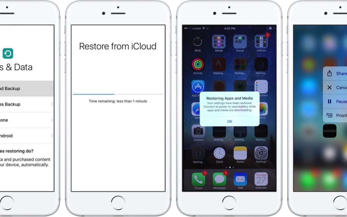 Restore iOS