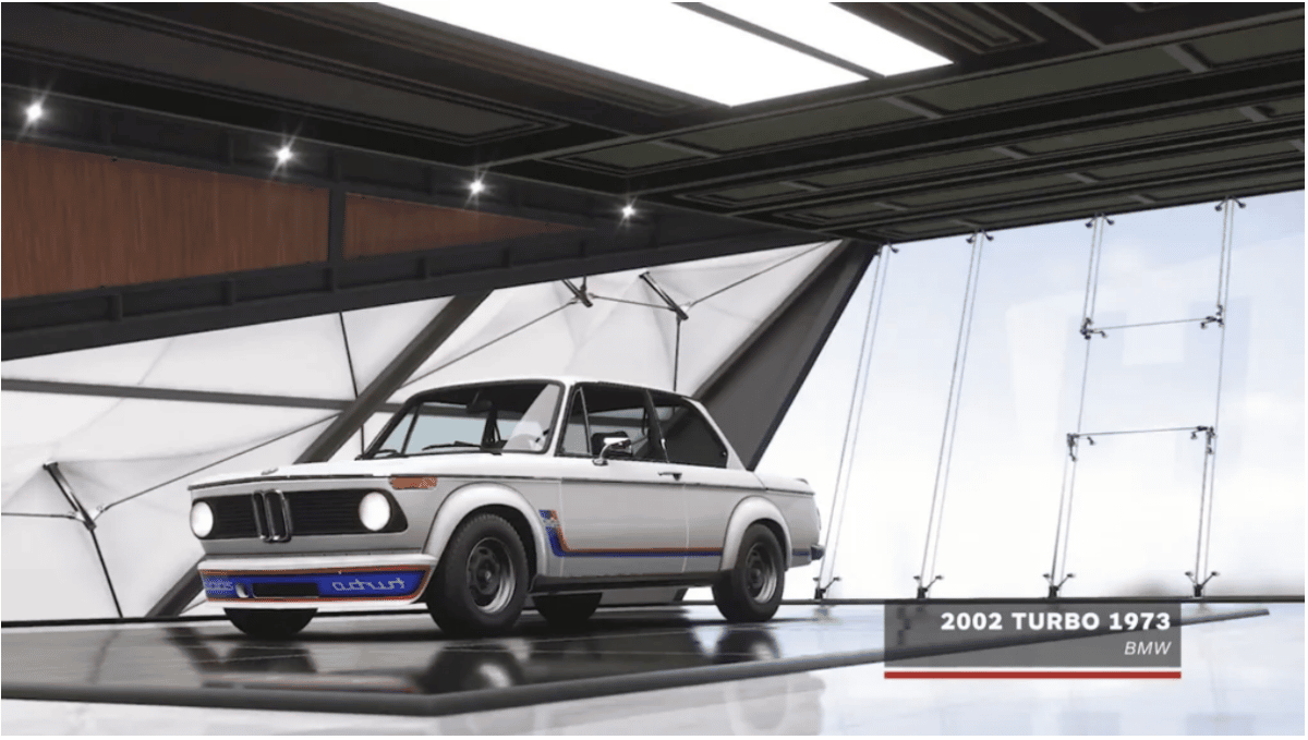 BMW 2002 Turbo 1973 barn find in Forza 5