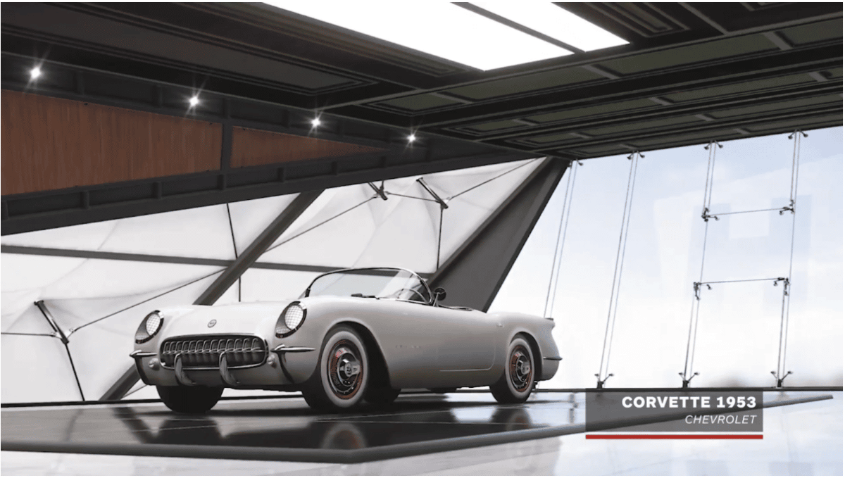 Chevrolet Corvette 1953 barn find in Forza 5