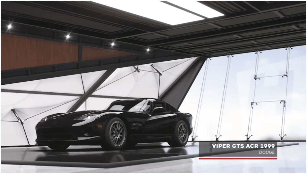 Dodge Viper GTS ACR barn find in Forza 5