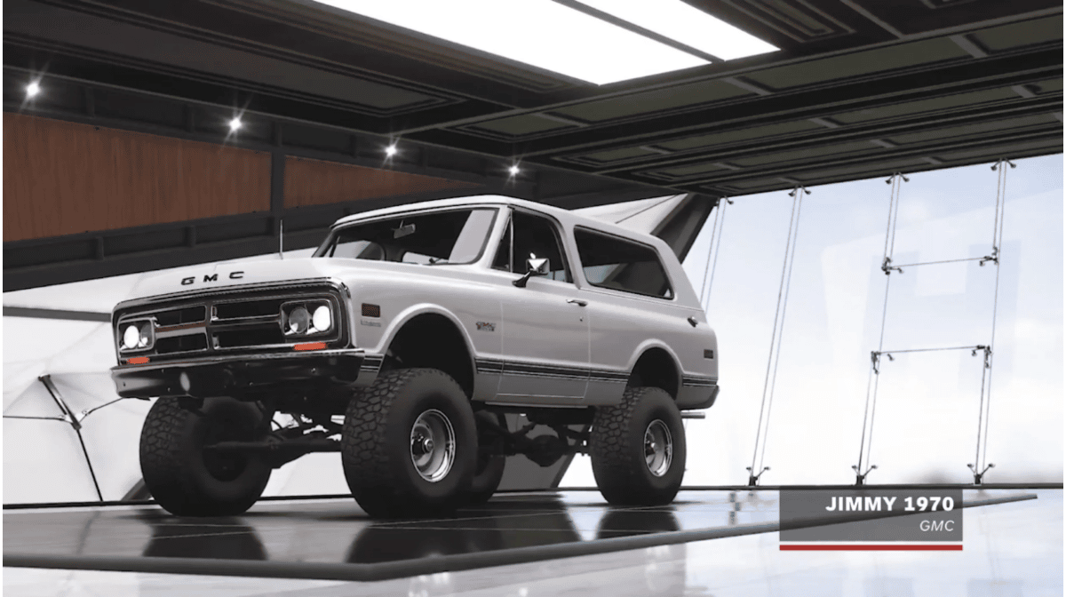 GMC Jimmy barn find in Forza 5