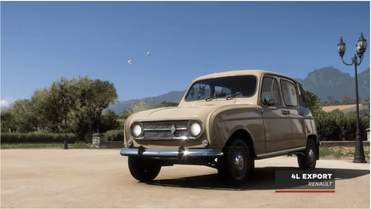 Renault 4L Export barn find in Forza 5