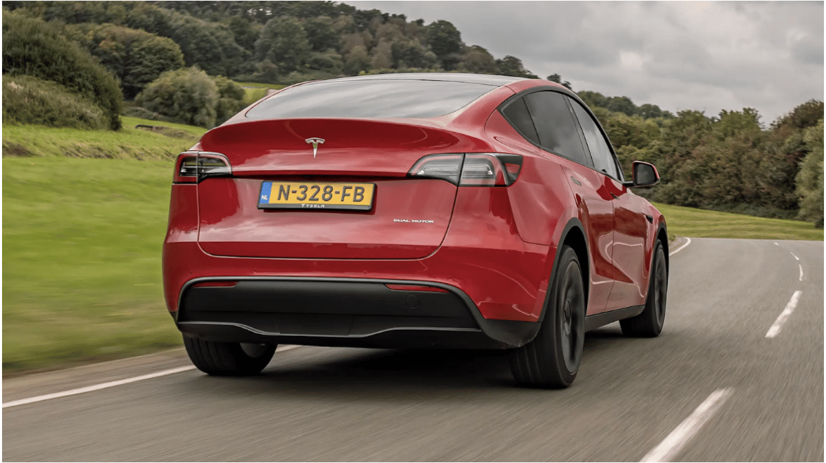 Tesla model Y electric car