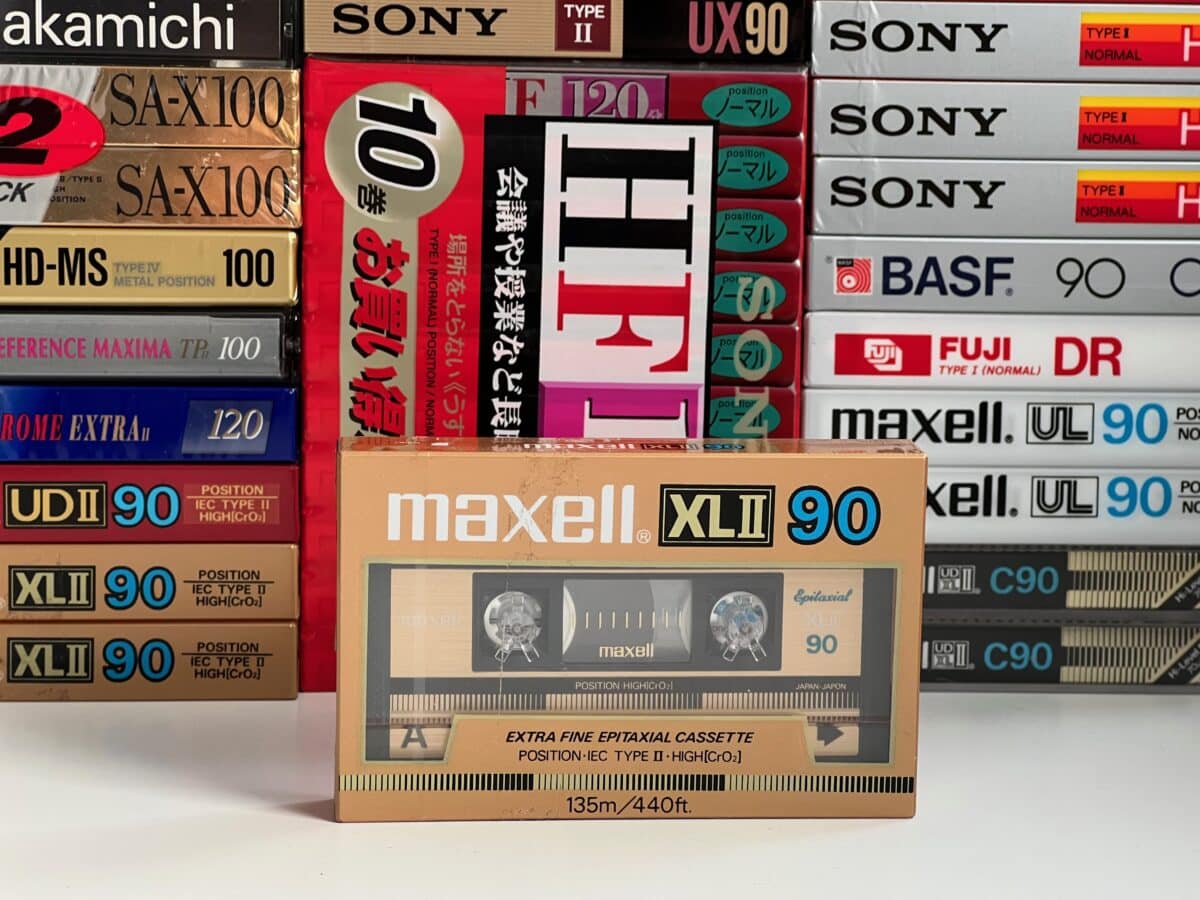 Blank cassette tapes