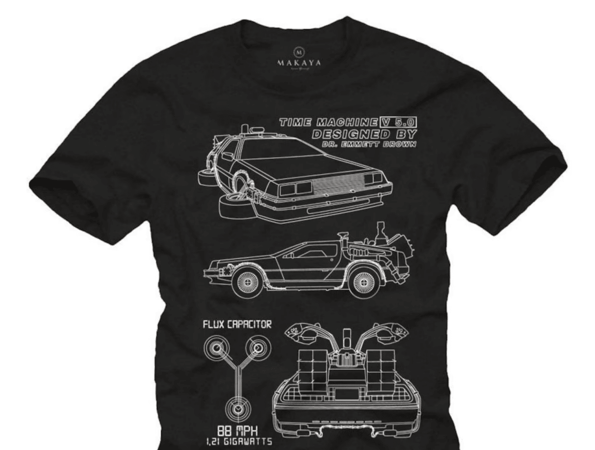 Delorean mens t-shirt