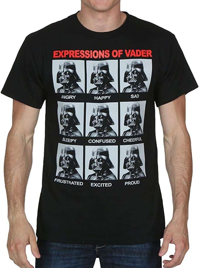 Expressions of Darth Vader T-Shirt
