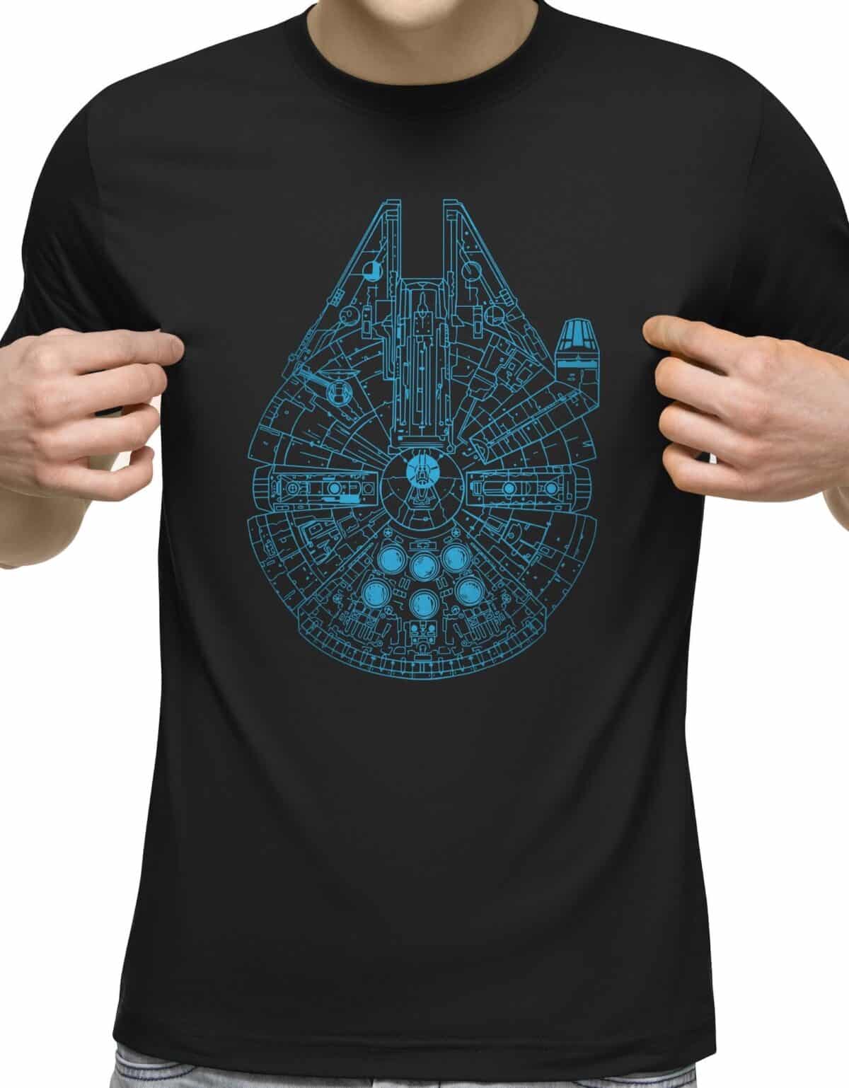 Millennium Falcon scetch tshirt