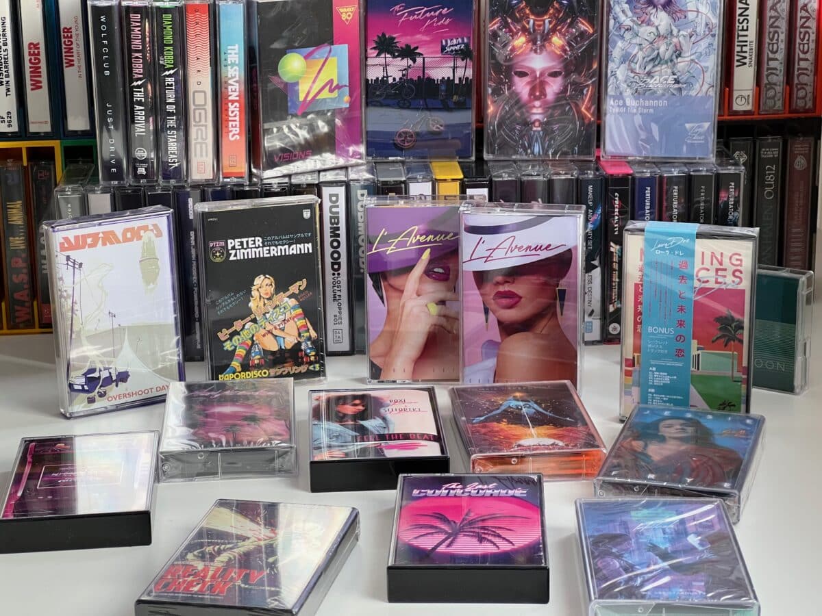 New Synthwave cassette tapes