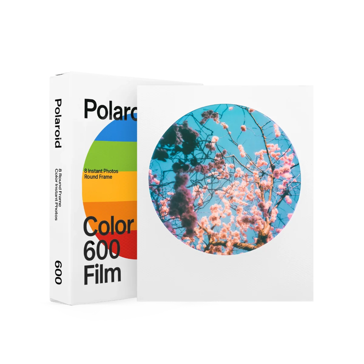 Polaroid color 600 film round frame edition