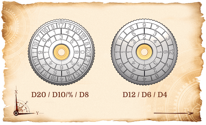 Roulette dice design