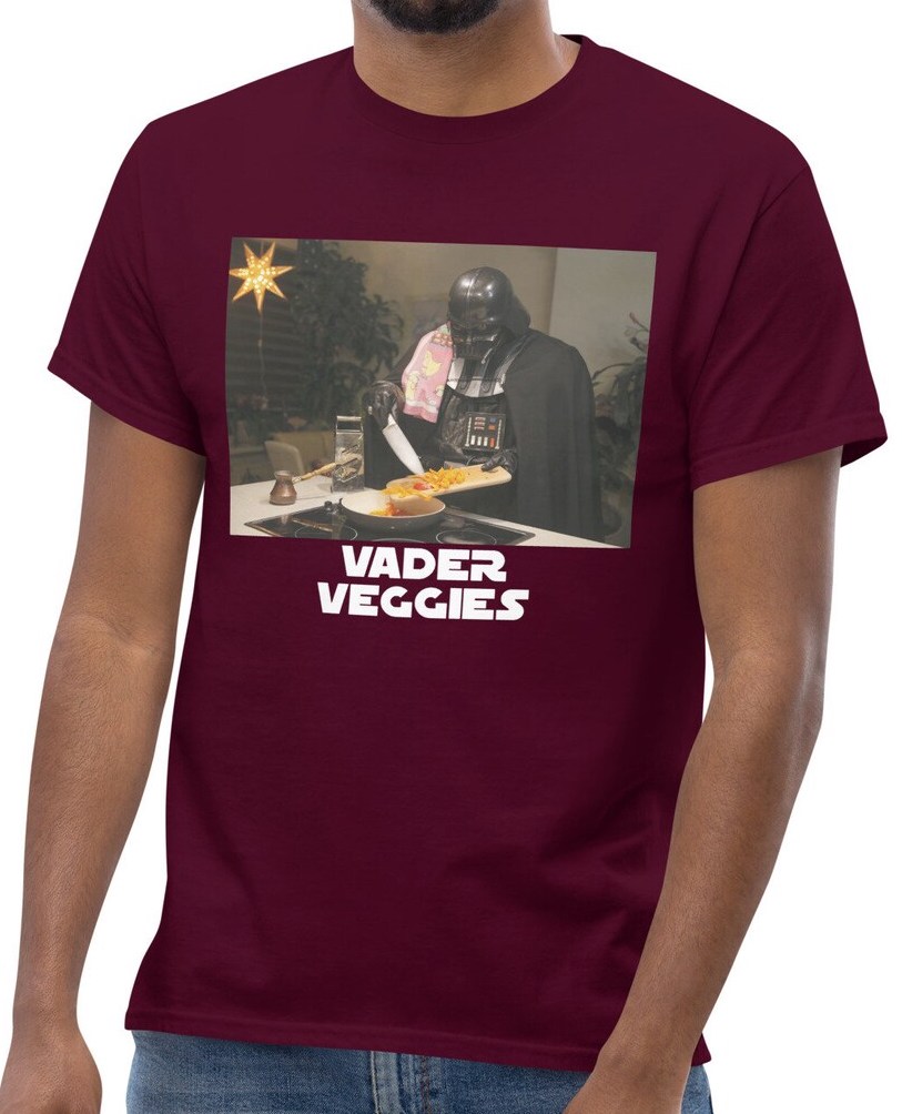 Star Wars Vader Veggies T-shirt
