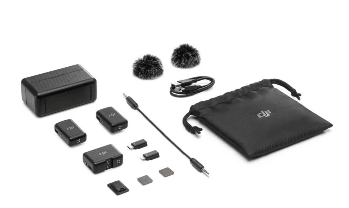 DJI Mic (2 TX + 1 RX + Charging Case)