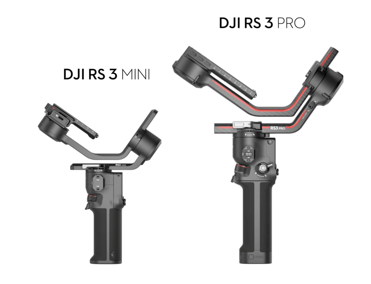 Dji RS 3 Mini size comparison