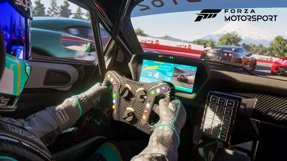 Forza Motorsport 2023 interior view