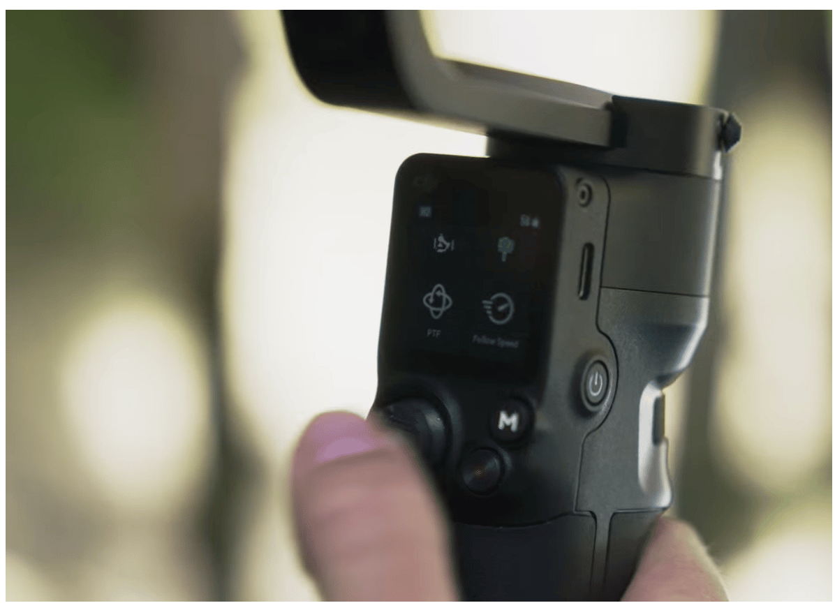 Gimbal mode switch button