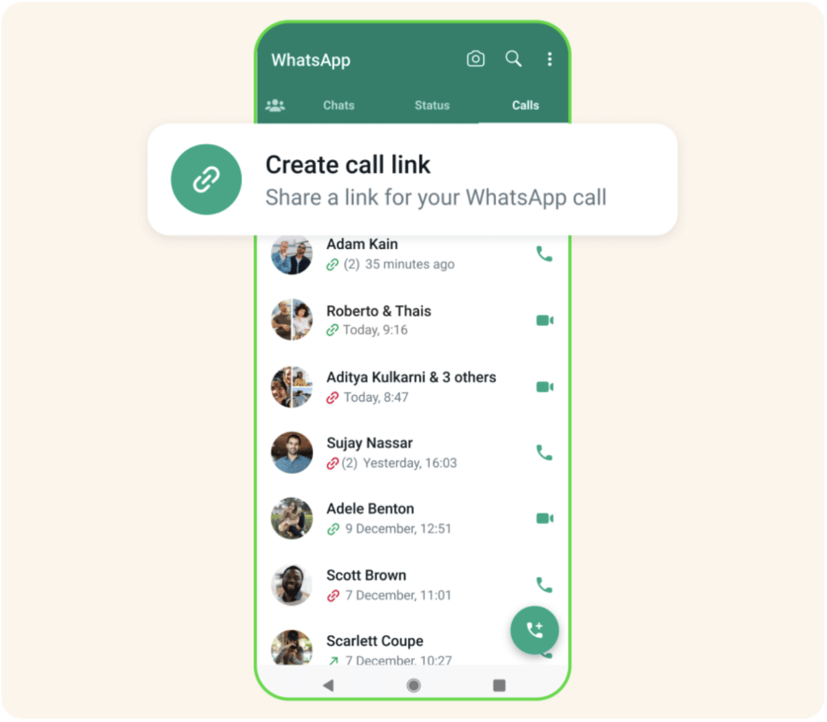 Join Group Calls with Call Links