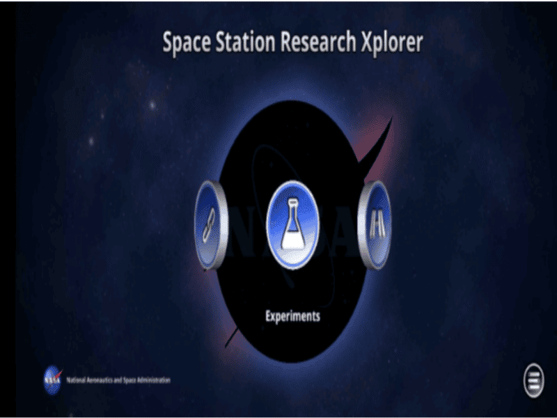 Space Station Research Xplorer App