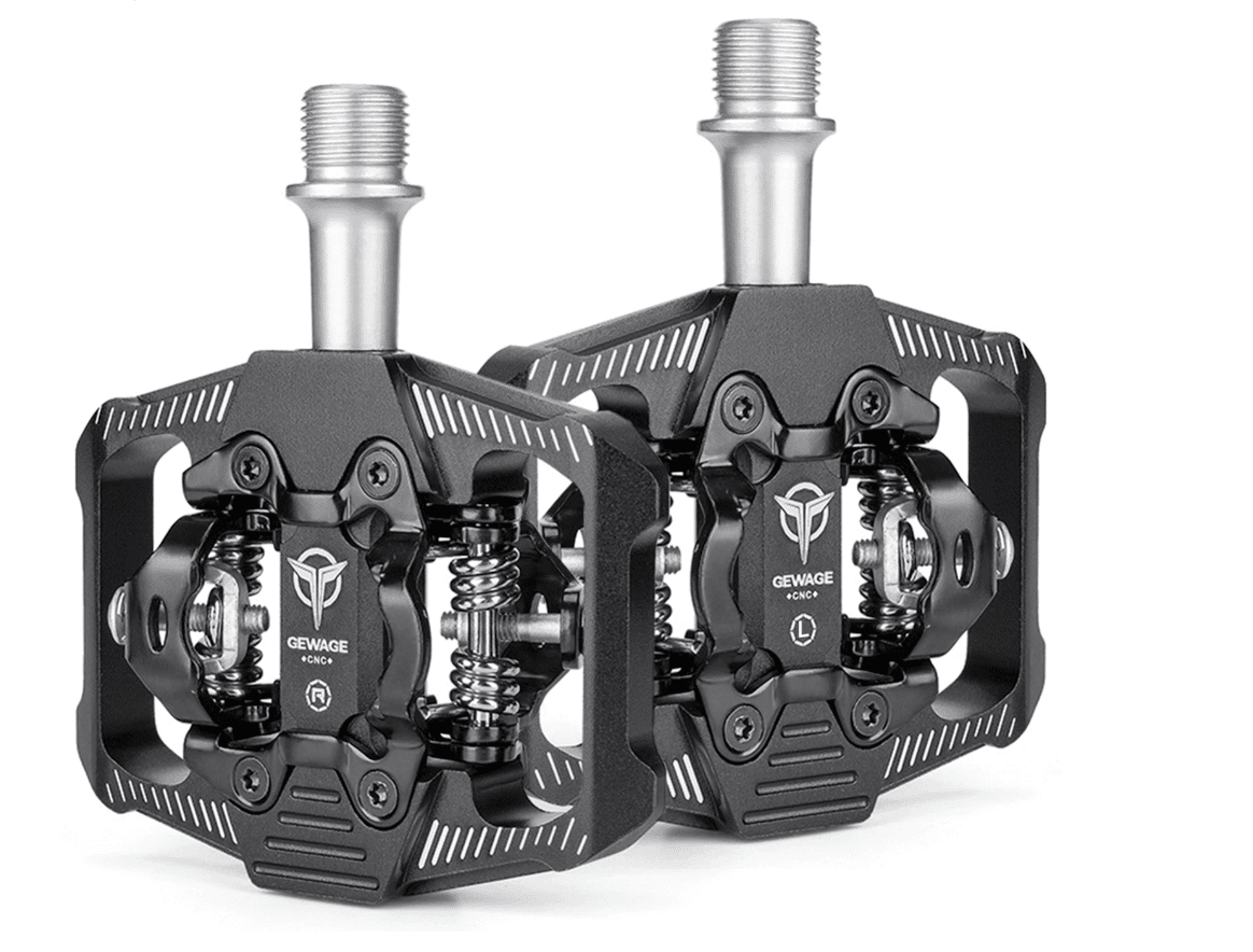 double-sided clipless pedals