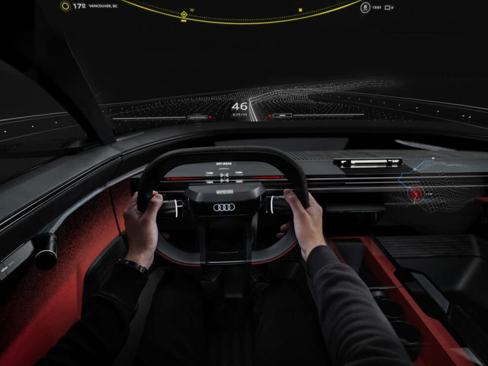 Audi activesphere concept cockpit