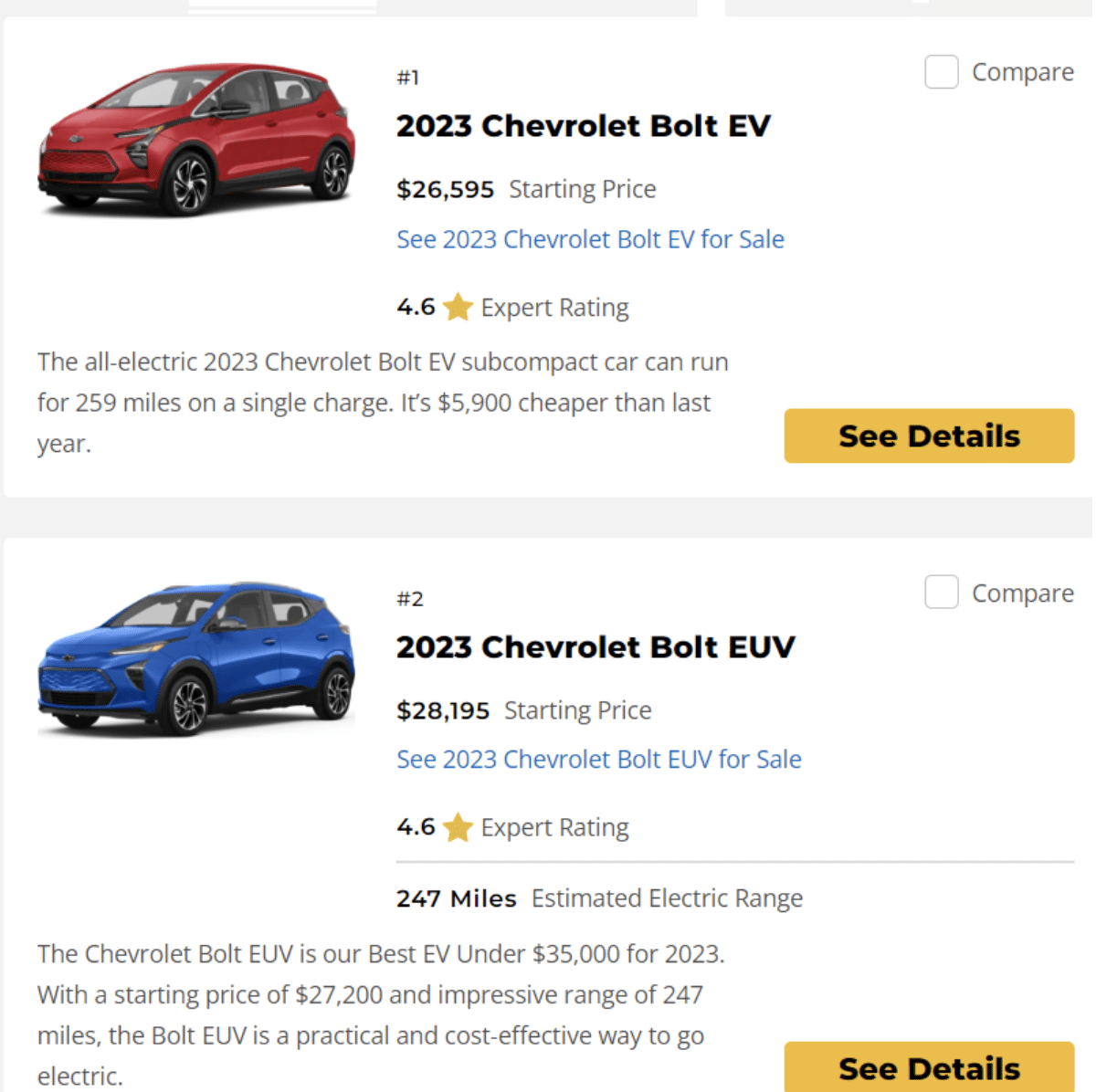 Kelley Blue Book's Best 2023 EVs