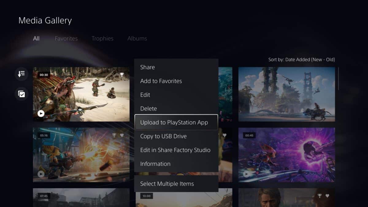 Manually Upload Game Captures to PlayStation App
