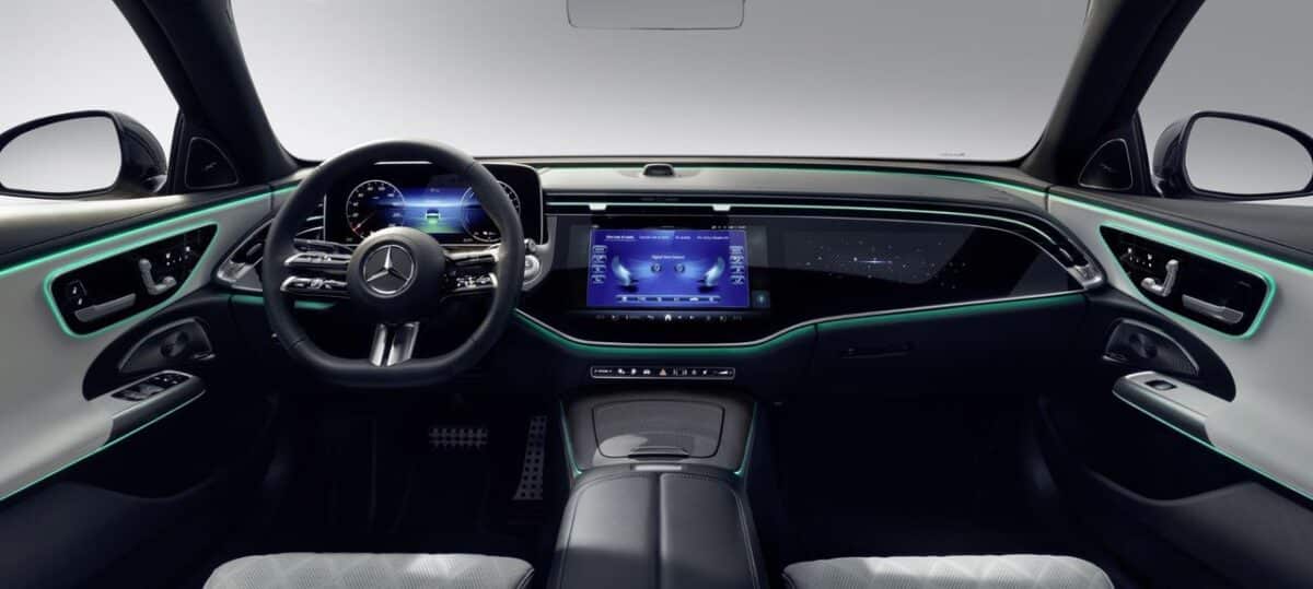 New Mercedes E-class interior