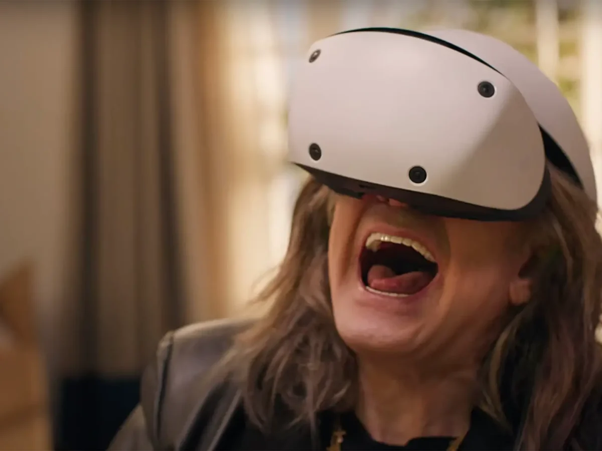 Watch Ozzy Osbourne Play PS VR2 Game Horizon Call of The Mountain