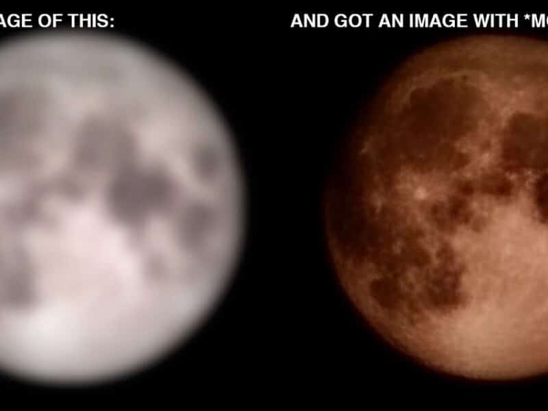 Is Samsung Faking Images of the Moon?