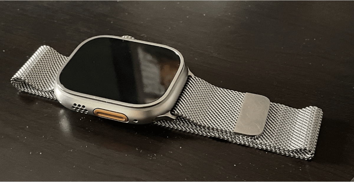 Apple Silver Milanese Loop