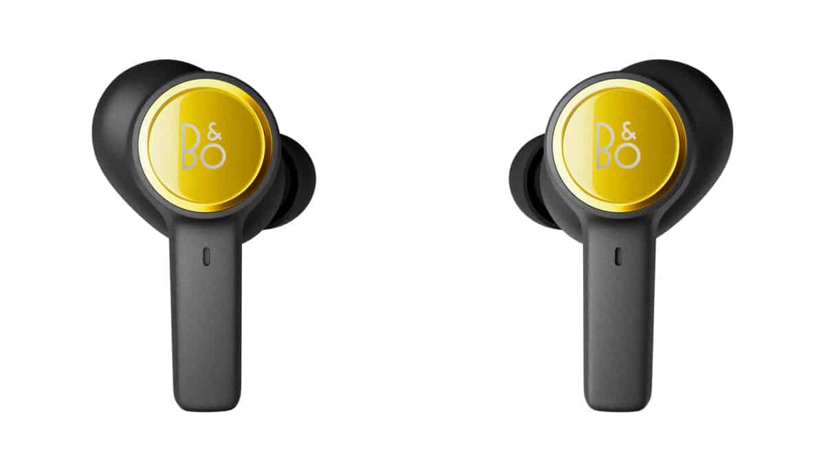 Bang & Olufsen's Atelier Edition series of EX earbuds pinapple yellow
