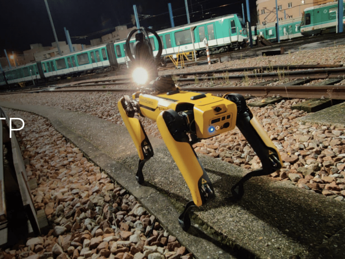 The Robot Dog Spot checks out Paris subway system