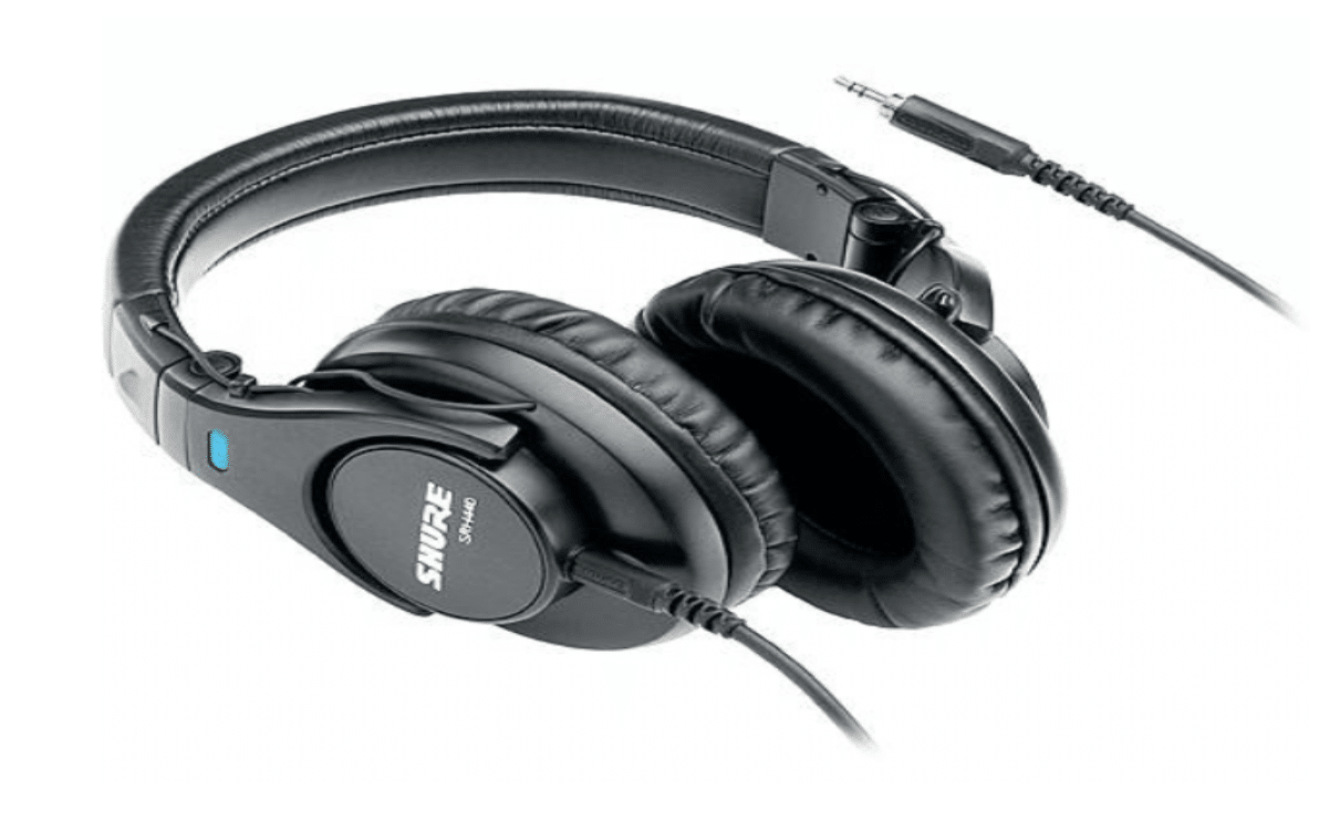 Headphones: Shure SRH440