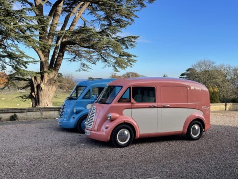 The Morris electric retro van JE will be available next year