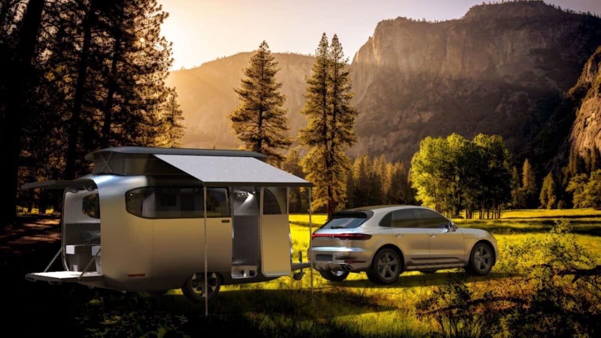 Porsche Airstream caravan