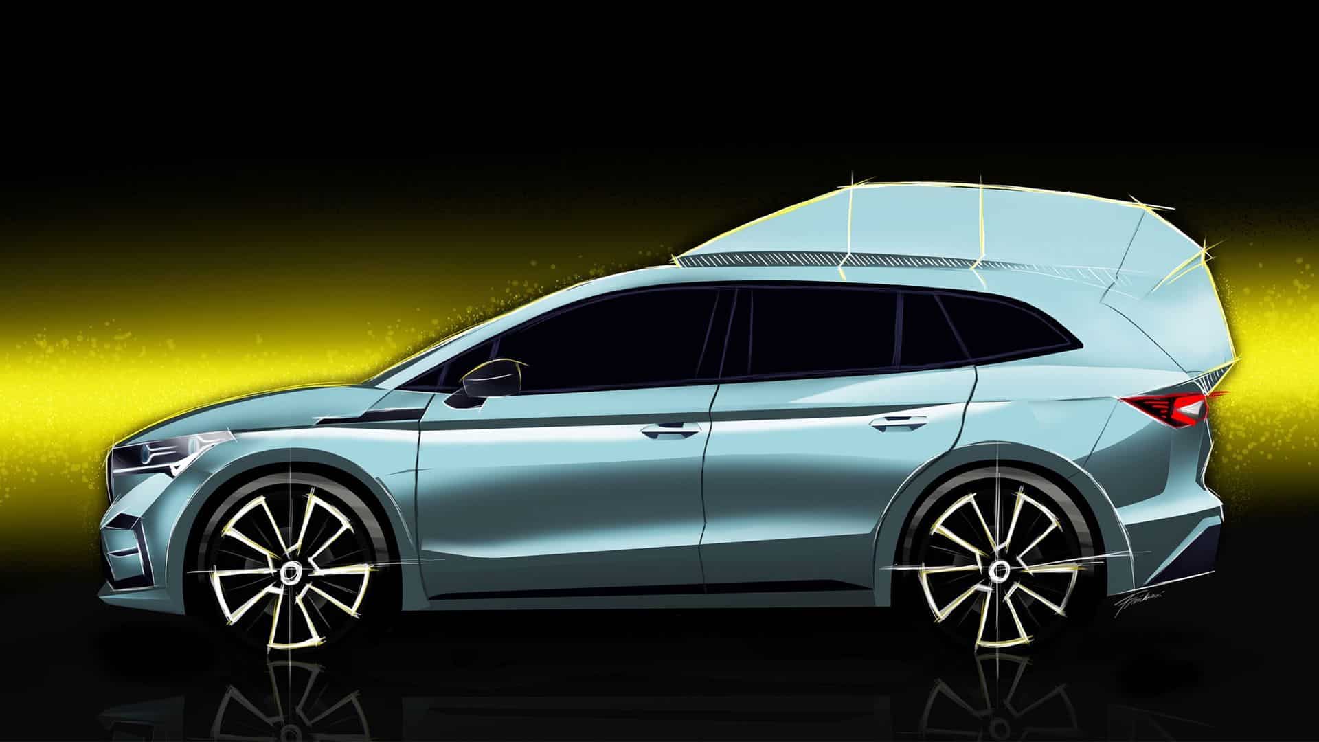 Skoda Enyaq as a camper concept