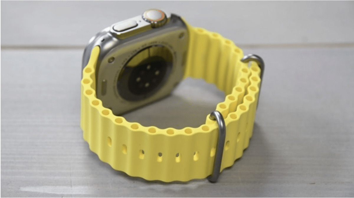 The Apple Watch Ultra Yellow Ocean Band