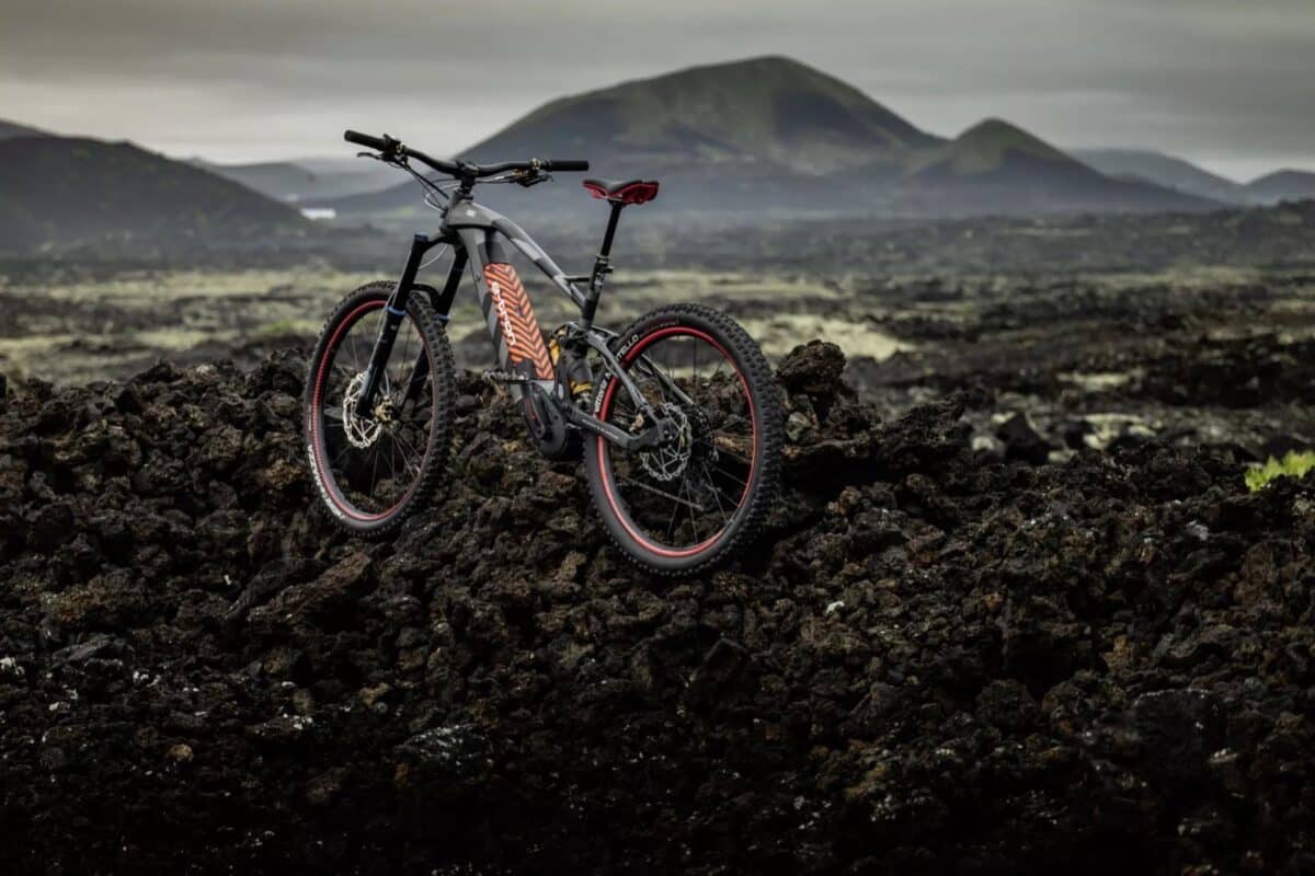 The Audi electric mountain bike powered by Fantic