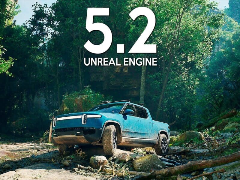 Epic lets Rivian R1T drive offroad in Unreal demo