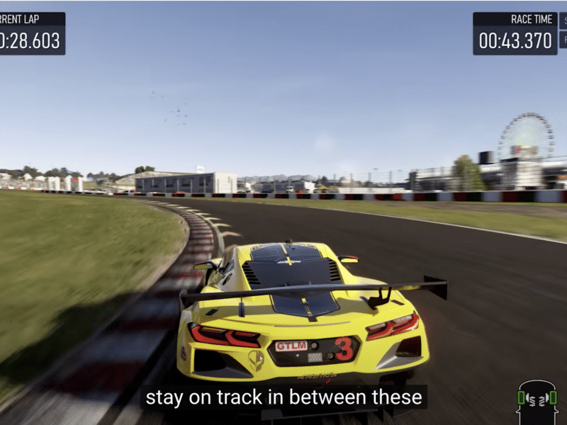 Forza Motorsport adds blind driving assist