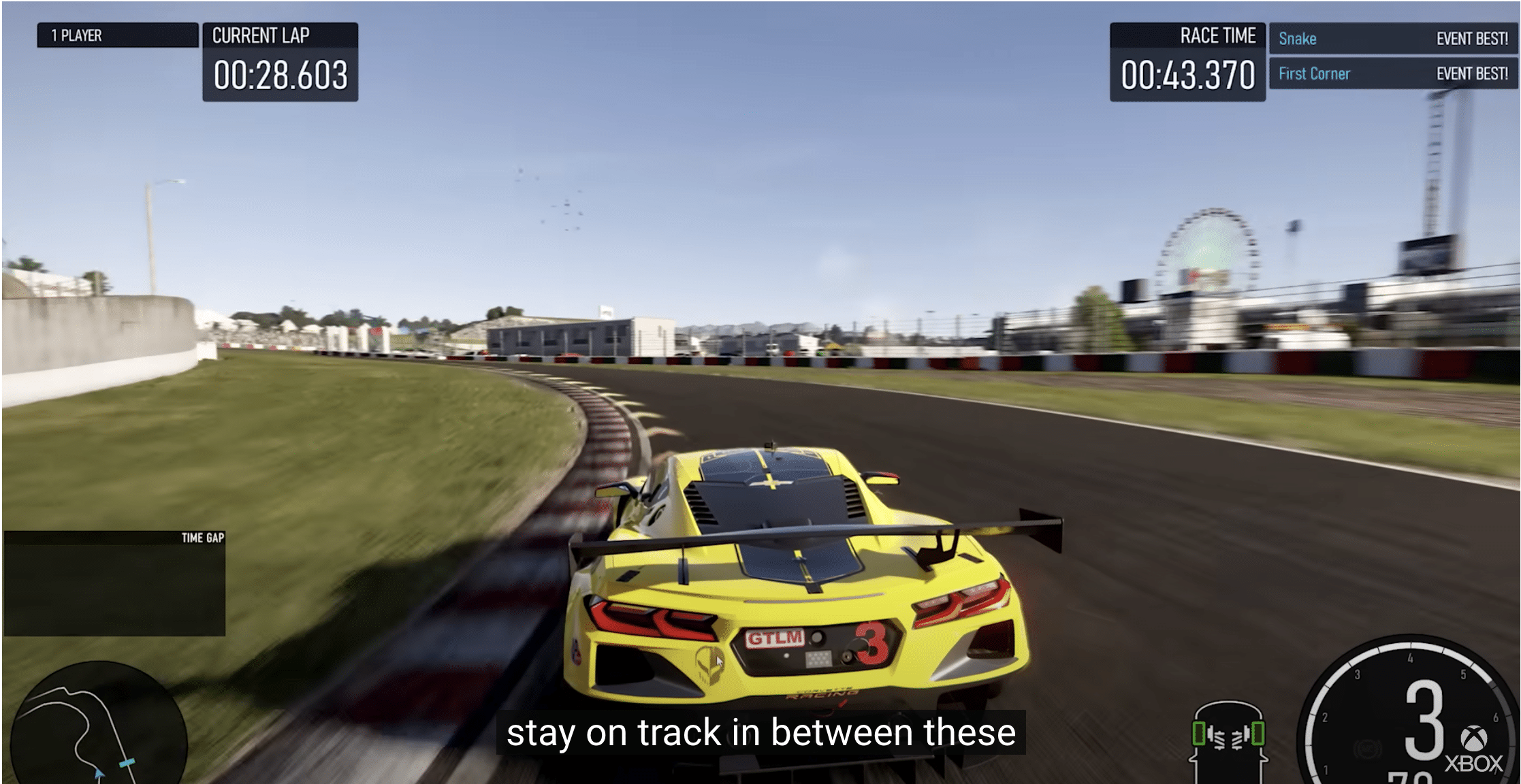 Blind player tries out Forza Motorsport's Blind Drive Assist