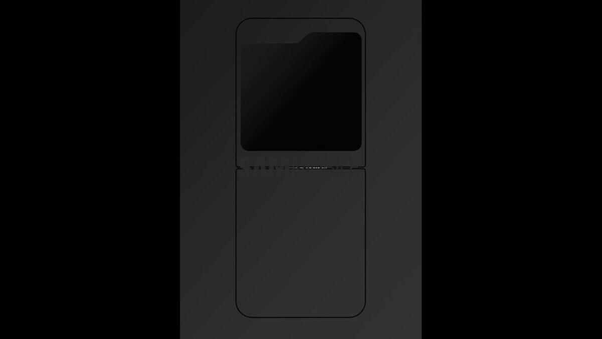 Galaxy Z Flip 5 rendering
